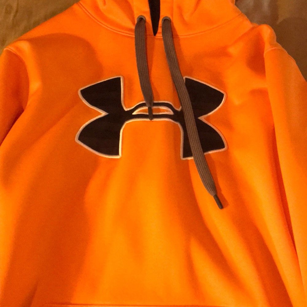 Men’s Orange Under Armour Hoodie